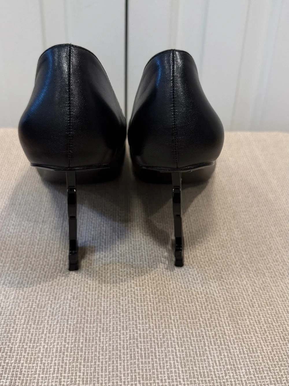 Saint Laurent Opyum Pumps Heels Leather Black Size EU 41 US 10-11 - Picture 3 of 16